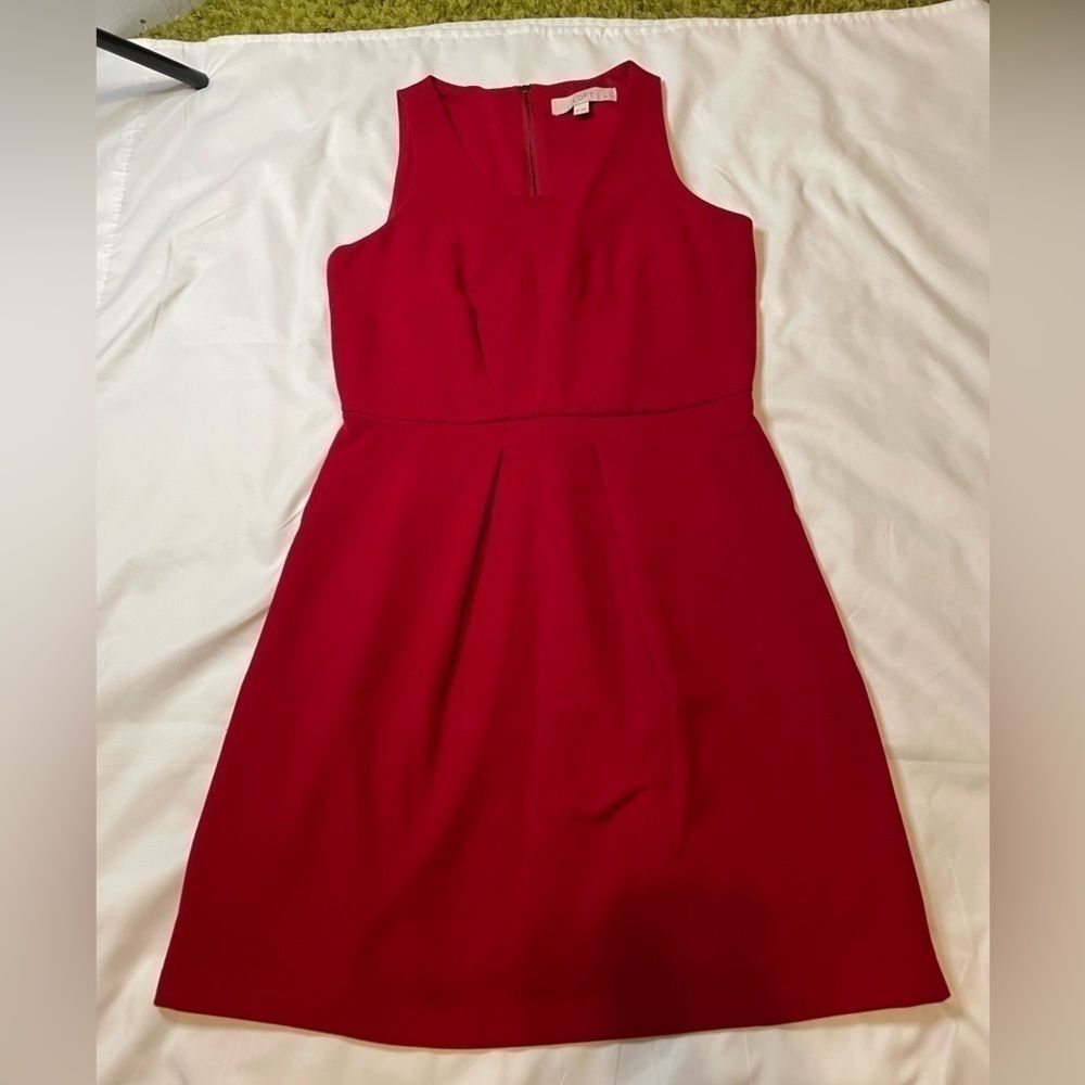 Loft size 2 petite red mini dress